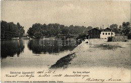 T2/T3 1906 Budapest IV. Újpest, Kis Duna A Zsilippel, Nicholson Hajógyára. Salgó-géle Könyvnyomda Kiadása  (EK) - Unclassified