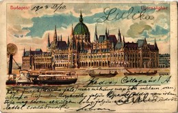 * T3 1903 Budapest V. Országház. Kunstanstalt Kosmos Litho  (Rb) - Zonder Classificatie