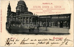 T2/T3 1901 Budapest V. Bazilika, Leitner M. és Fia üzlete, Stern Ármin és Társa Kefeárú Gyár üzlete. Váci Körút (Bajcsy- - Zonder Classificatie