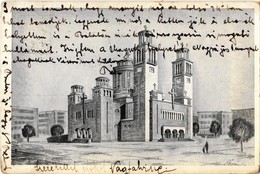 T2/T3 1939 Budapest XI. Kelenföld, Szent Gellért Plébánia Templom Az Etele Téren. Tervezte Ács Sándor  (EK) - Unclassified