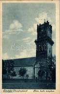 T2/T3 1939 Olaszliszka, Római Katolikus Templom. Kiadja Jerebák István - Zonder Classificatie