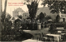 T2 1907 Pécs, Országos Kiállítás, Kiállítási Cukrászda Kertje - Unclassified