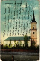 * T2/T3 1916 Püspökladány, Református Templom (kopott Sarkak / Worn Corners) - Unclassified