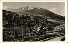 * T4 1942 Borsa, Horthy Csúcs (Nagy Pietrosz) A Drágos Völgyéből (2305 M)  /  Varful Pietrosul Rodnei / Mountains (b) - Zonder Classificatie
