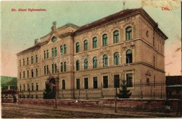 * T2/T3 1908 Dés, Dej; M. Kir. állami Főgimnázium / High School (fl) - Zonder Classificatie