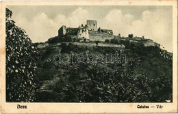 T2/T3 1930 Déva, Cetatea Deva / Vár. Kiadja D. Weiss / Castle (EK) - Zonder Classificatie