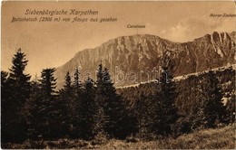 T2/T3 1910 Erdélyi Kárpátok, Siebenbürgische Karpaten, Transylvanian Carpathians; Butschetsch Von Azuga Aus Gesehen. Kar - Zonder Classificatie