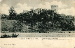* T2/T3 1915 Erdőd, Szatmár-Erdőd, Ardud; Petőfi Torony, Vár. Divald Károly / Cetatea / Castle, Tower (Rb) - Zonder Classificatie