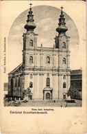 ** T2/T3 Erzsébetváros, Dumbraveni; Római Katolikus Templom. Kiadja Scholtes A. / Catholic Church (Rb) - Sin Clasificación