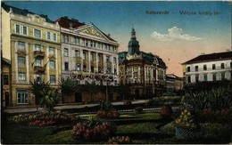 ** T2 Kolozsvár, Cluj; Mátyás Király Tér, Takarékpénztár és Hitelbank / Square, Savings Bank - Sin Clasificación