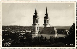 T2/T3 1938 Máriaradna, Radna (Lippa, Lipova); Kegytemplom / Monastery, Pilgrimage Church. Arta Timisoara Photo (EK) - Zonder Classificatie