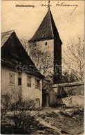 T2 1917 Segesvár, Schässburg, Sighisoara; Altschaessburg / Régi őrtorony. Kiadja Fritz Teutsch / Old Watchtower - Non Classés