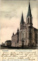 T2 1903 Temesvár, Timisoara; Notre Dam Templom és Zárda. Veres Utóda Rosenberg Lajos Kiadása / Church And Nunnery - Zonder Classificatie