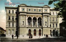 T2 1911 Temesvár, Timisoara; Ferenc József Városi Színház. Moravetz Testvérek Kiadása / Theatre - Zonder Classificatie