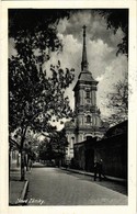 T2/T3 Érsekújvár, Nové Zámky; Utca, Templom / Church, Street + '1938 Érsekújvár Visszatért' So. Stpl  (EK) - Sin Clasificación