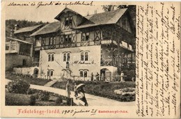 T2/T3 1903 Feketehegy-fürdő, Cernohorské Kúpele (Merény, Nálepkovo); Széchenyi Ház / Villa - Sin Clasificación