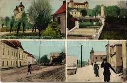 T2 1930 Gács, Halic; Vár, Utca, Téli Kép / Castle, Street, Winter - Ohne Zuordnung
