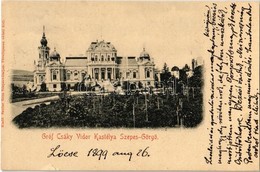 T2/T3 1899 Görgő, Szepesgörgő, Harchov, Spissky Hrhov; Gróf Csáky Vidor Kastélya. Szoller Géza Kiadása / Castle (kis Sza - Sin Clasificación