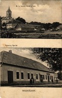 T3/T4 1935 Hontnádas, Nadosany, Hontianske Trstany; R. K. Kostol, Skola A Fara, Potravny Spolok / Római Katolikus Templo - Zonder Classificatie