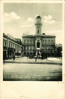 T2/T3 Komárom, Komárnó; Városháza A Klapka Szoborral / Radnica S Klapkovym Pomníkum / Town Hall, Statue + '1938 Komárom  - Non Classificati