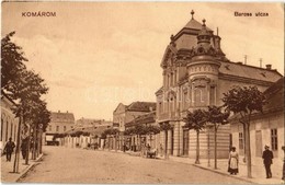 T2/T3 1913 Komárom, Komárno; Baross Utca. Kiadja Czike Dénes / Street View (EK) - Zonder Classificatie