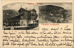 T2 1902 Leibic, Leibitz, Lubica; Kénfürdő Télen / Spa In Winter - Zonder Classificatie