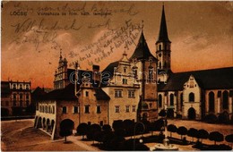T2 1917 Lőcse, Levoca; Városháza, Római Katolikus Templom / Town Hall, Church - Zonder Classificatie