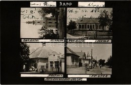 T2 1939 Rapp, Rapovce;  Római Katolikus Templom és Iskola, Posta Hivatal, Fő Utca, üzlet, Kerékpár / Catholic Church And - Ohne Zuordnung