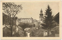 * T4 Selmecbánya, Banská Stiavnica; Óvár. Kiadja F. Müller / Stary Zámok / Old Castle (ázott / Wet Damage) - Non Classés