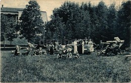 T2/T3 1914 Szliács, Sliac; Sonnenbad / Napfürdő, Napozók / Spa, Sunbathing (r) - Ohne Zuordnung