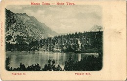 ** T2/T3 Tátra, Vysoké Tatry; Poprádi Tó. Divald Adolf 4. / Popper See / Popradske Pleso / Lake - Non Classés