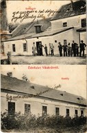 T3 1914 Vásárút, Trhová Hradská; Szeszgyár, Munkások, Kastély / Distillery, Workers, Castle (EB) - Zonder Classificatie