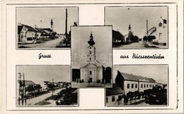 ** T1/T2 Bácsszentiván, Prigl-Szentiván, Prigrevica; Templom, Utca / Church, Streets - Non Classificati