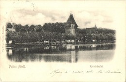 T2/T3 Palics-fürdő, Palic; Korzó-részlet, Tó. Vig Zsigmond Sándor Kiadása / Promenade, Lake, Spa (EK) - Ohne Zuordnung