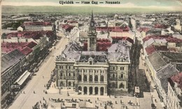 ** T2/T3 Újvidék, Novi Sad; Ferenc József Tér, Városháza / Market, Square, Town Hall (EK) - Zonder Classificatie