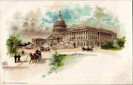 ** T3 Washington, Capitol, Litho (gluemark) - Non Classificati