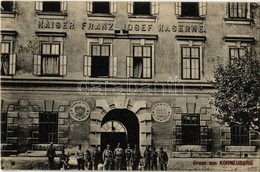 T2 1911 Korneuburg, Kaiser Franz Josef Kaserne / K.u.K. Military Barracks, Soldiers - Zonder Classificatie