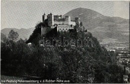 ** T2 Salzburg, Festung Hohensalzburg V. D. Richter-Höhe Aus / Hill, Castle - Zonder Classificatie