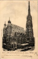 T1/T2 1901 Vienna, Wien, Bécs I. Dom- Und Metropolitan-Pfarrkirche St. Stefan / Cathedral - Zonder Classificatie