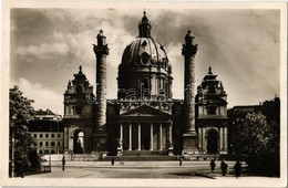 T1/T2 Vienna, Wien, Bécs IV. Karlskirche / Church + 'Wiener Messe 1929' So. Stpl. - Zonder Classificatie