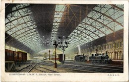 T3 1904 Birmingham, London And North Western Railway (L.N.W.R.) Station, New Street, Locomotives (EB) - Non Classificati