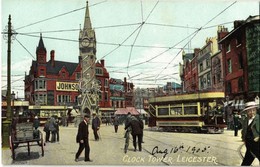 ** T1 1905 Leicester, Clock Tower, Tram - Non Classés