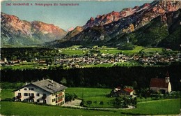 ** T2/T3 Bad Reichenhall, Sarnerscharte / General View, Mountains (worn Edges) - Non Classificati