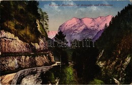 ** T2 Berchtesgaden, Weg Zum Mauthausl Mit Reiteralpe Und Watzmann / Road To Guesthouse, Mountains - Non Classificati