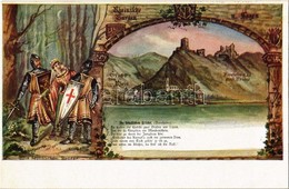 ** T2 Kamp-Bornhofen, Burg Liebenstein, Die Feindlichen Brüder; Rheinische Burgen Und Sagen, Josef Wewerka / Knights, La - Non Classés