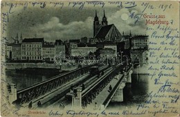 T2/T3 1898 Magdeburg, Strombrücke / Bridge, Church (EK) - Sin Clasificación