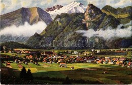 ** T2/T3 Oberammergau, Kofel Und Not / General View, Mountains (EK) - Zonder Classificatie