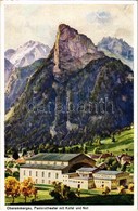** T2/T3 Oberammergau, Passionstheater Mit Kofel Und Not / Passion Play Theatre, Mountains (EK) - Zonder Classificatie