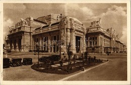 Milan, Milano; Stazione / Railway Station - 2 Pre-1945 Postcards - Zonder Classificatie