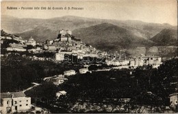 ** T2 Subiaco, Panorama Della Citta Dal Convento Di S. Francesco / View From The St. Francis Convent - Unclassified